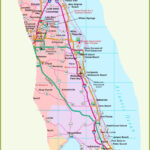 Map Of Florida East Coast   Ontheworldmap Intended For Map Of East Coast Of Florida USA