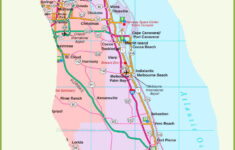 Map Of Florida East Coast - Ontheworldmap within Map of South East Coast of Florida