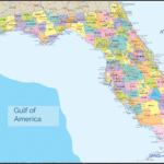 Map Of Florida   Florida Map With Cities, Counties And Roads With Regard To Map Of The State Of Florida With Counties