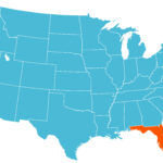 Map Of Florida   Guide Of The World Regarding Florida On The Map Of USA