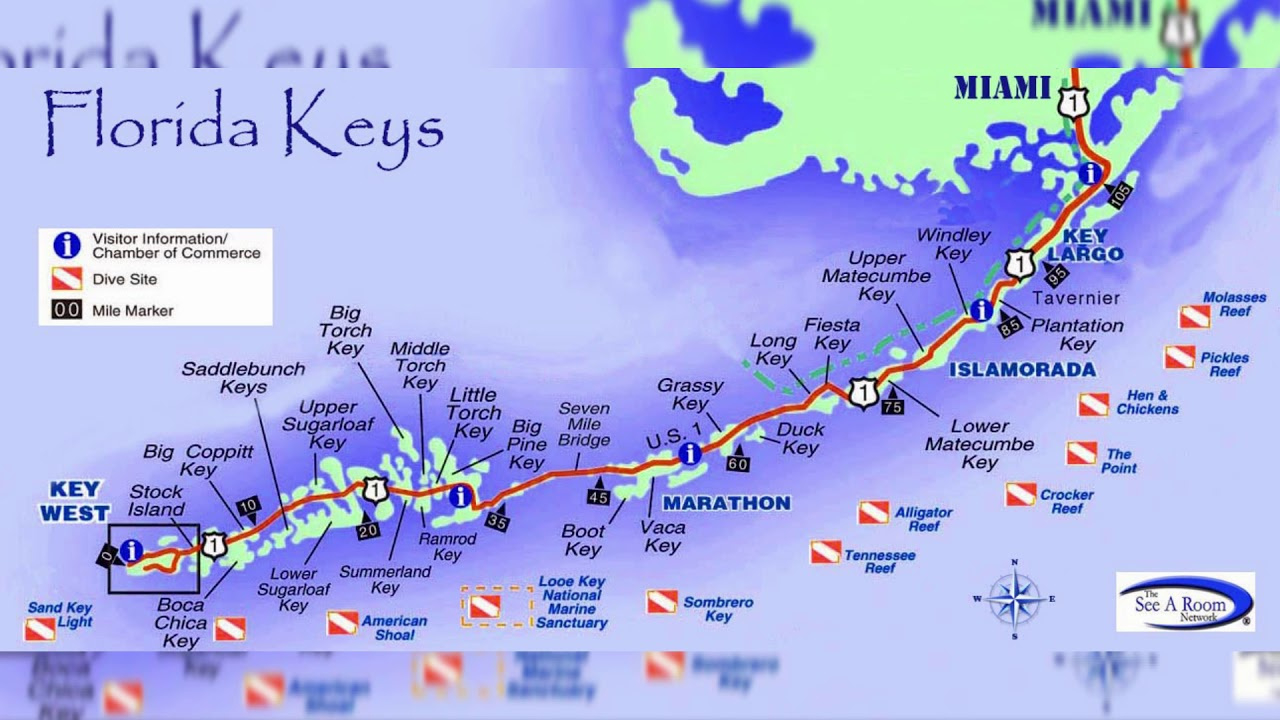 Map Of Florida Keys with regard to Show Me Map of Florida Keys