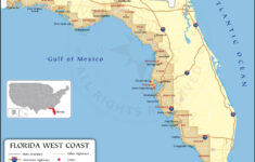 Map Of Florida West Coast, Florida West Coast Map throughout Map of West Coast of Florida USA