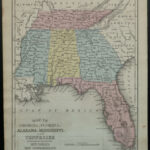 Map Of Georgia, Florida, Alabama, Mississippi, And Tennessee Inside Map Of Georgia Florida Border