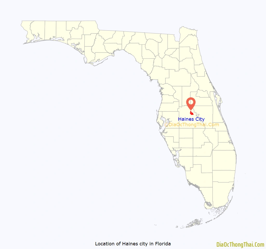 Map Of Haines City - Thong Thai Real inside Map Of Haines City Florida