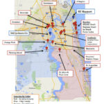 Map Of Jacksonville & Mayport, Florida | Military Town Advisor Inside Map Of Military Bases In Florida