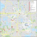 Map Of Orlando, Florida   Gis Geography Throughout Map Of Orlando Florida And Surrounding Area