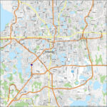 Map Of Orlando, Florida   Gis Geography With Regard To Map Of Orlando Florida And Surrounding Area