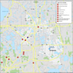Map Of Orlando, Florida   Gis Geography With Regard To Road Map Of Central Florida