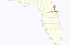 Map Of Ormond Beach City - Thong Thai Real in Map of Florida Ormond Beach