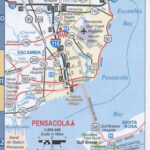 Map Of Pensacola City, Florida   Thong Thai Real For Street Map Of Pensacola Florida