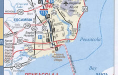 Map Of Pensacola City, Florida – Thong Thai Real in City Map Of Pensacola Florida
