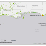 Map Of Protected Lands Along The Gulf Coast | U.s. Geological Survey With Regard To Map Of The Gulf Of Mexico In Florida