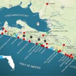 Map Of Scenic 30A And South Walton, Florida – 30A Within Map Of Emerald Coast Florida