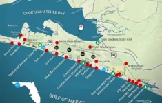 Map Of Scenic 30A And South Walton, Florida – 30A within Map Of Florida Beaches Near Destin
