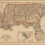 Map Of South Carolina, Georgia, Florida, Alabama, Mississipi And For Map Of Ga And Florida
