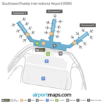 Map Of Southwest Florida Airport (Rsw) – Terminal Map With Map Of Southwest Florida International Airport