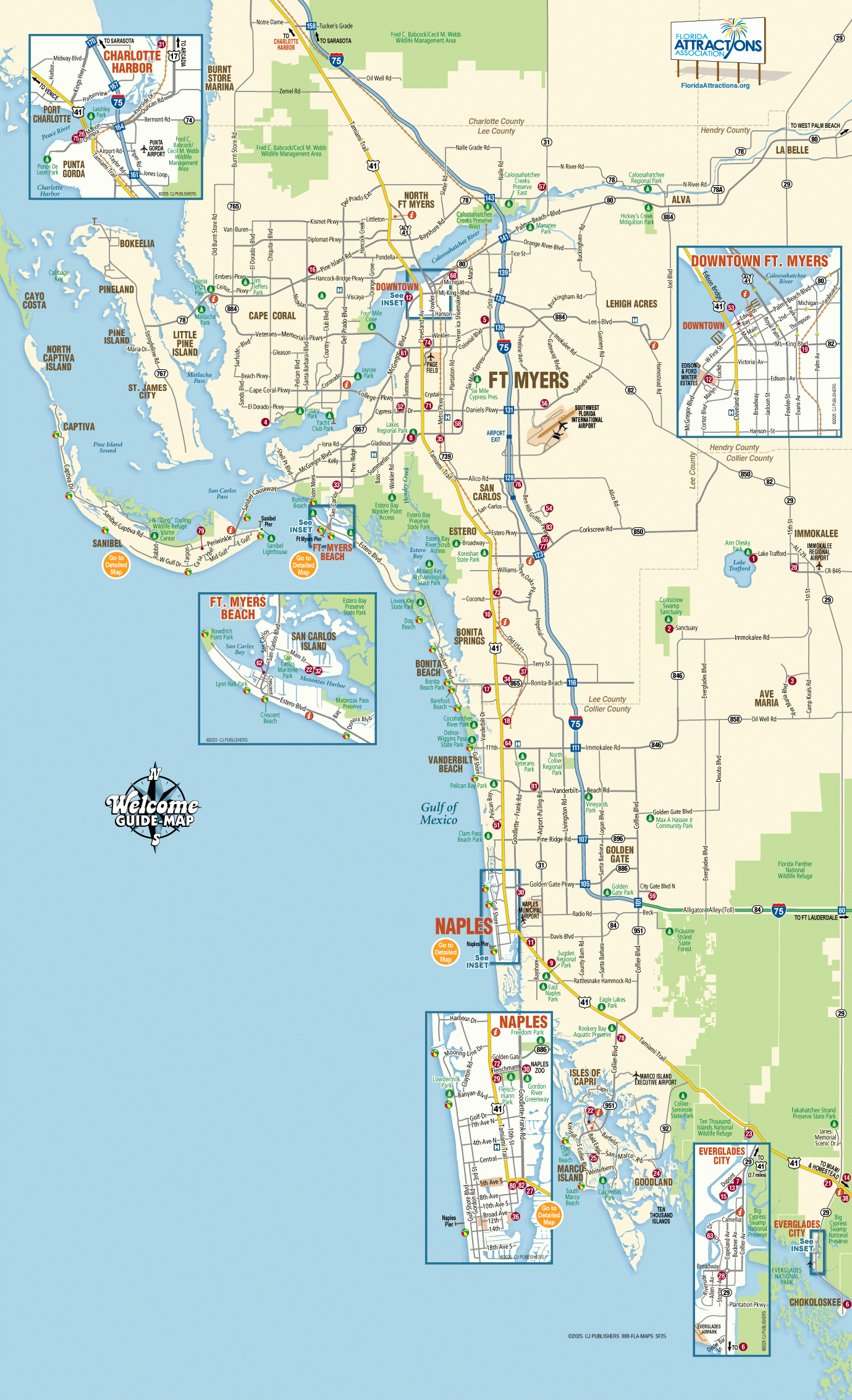 Map Of Southwest Florida - Welcome Guide-Map To Fort Myers in Fort Myers On Map Of Florida