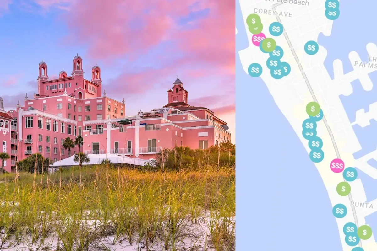 Map Of St Pete Beach Hotels | Based On Your Budget pertaining to Map Of Hotels On St Pete Beach Florida