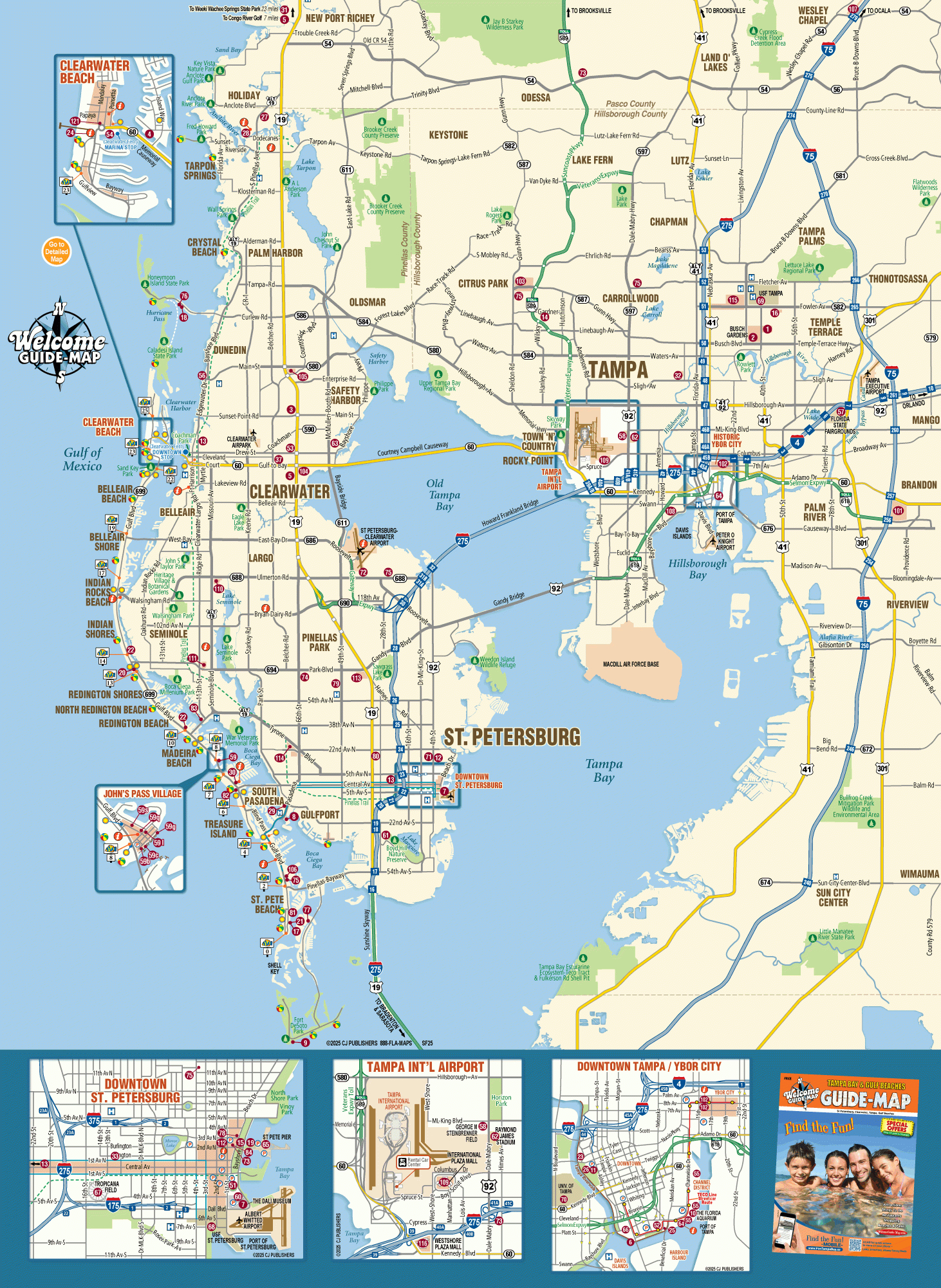 Map Of Tampa Bay Florida - Welcome Guide-Map To Tampa Bay Florida with Map of Tampa Bay Area Florida