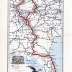 Map Of The Dixie Highway : Showing Every City, Town, Village And Pertaining To Map Of Route 81 To Florida