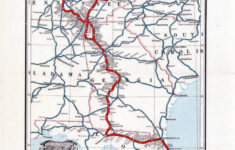 Map Of The Dixie Highway : Showing Every City, Town, Village And pertaining to Map of Route 81 to Florida