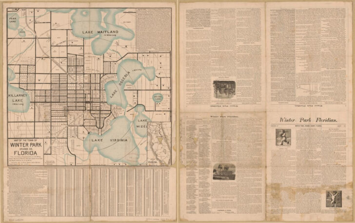 Map of Winter Park Florida