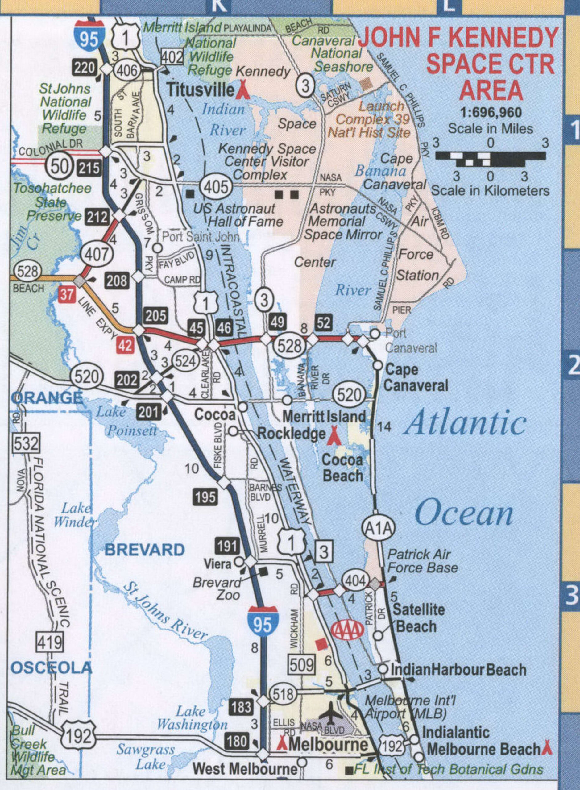 Map Of Titusville City, Florida - Thong Thai Real regarding Map Of Florida Showing Titusville