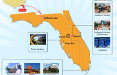 Map Of Top 10 Amusement Parks In Florida - Answers inside Map Of Florida Amusement Parks
