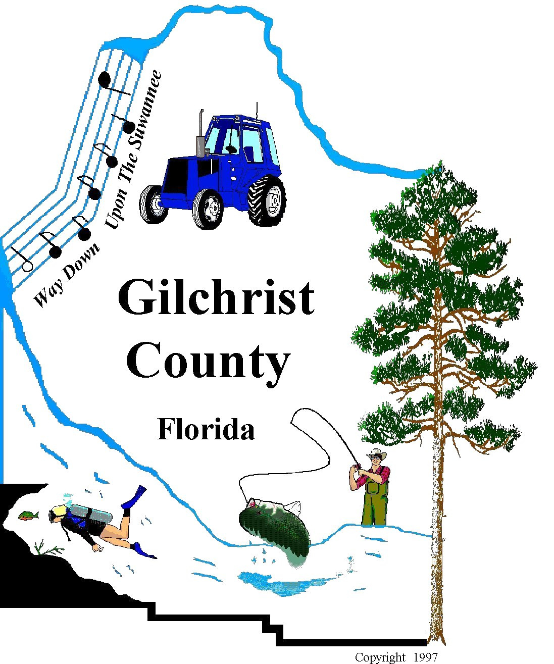 map page intended for map of gilchrist county florida Map Page intended for Map of Gilchrist County Florida