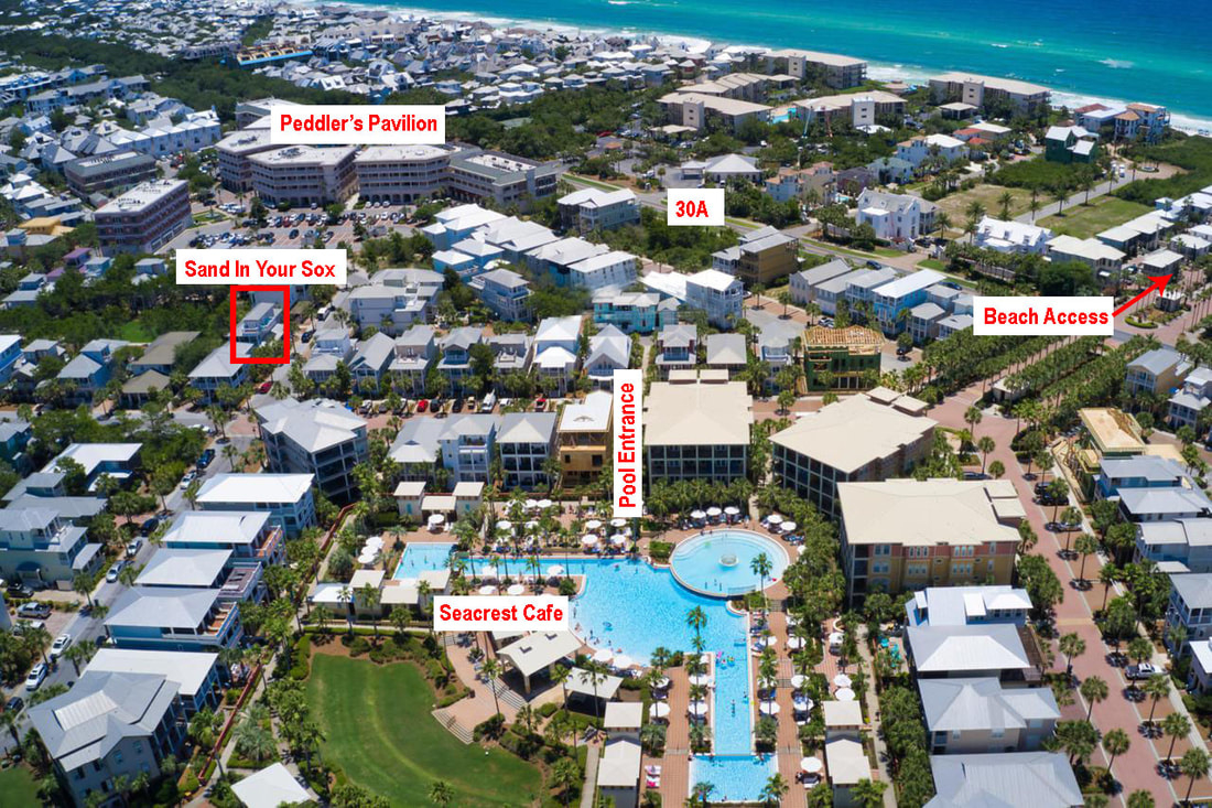 Map - Sand In Your Sox pertaining to Map Of Seacrest Beach Florida