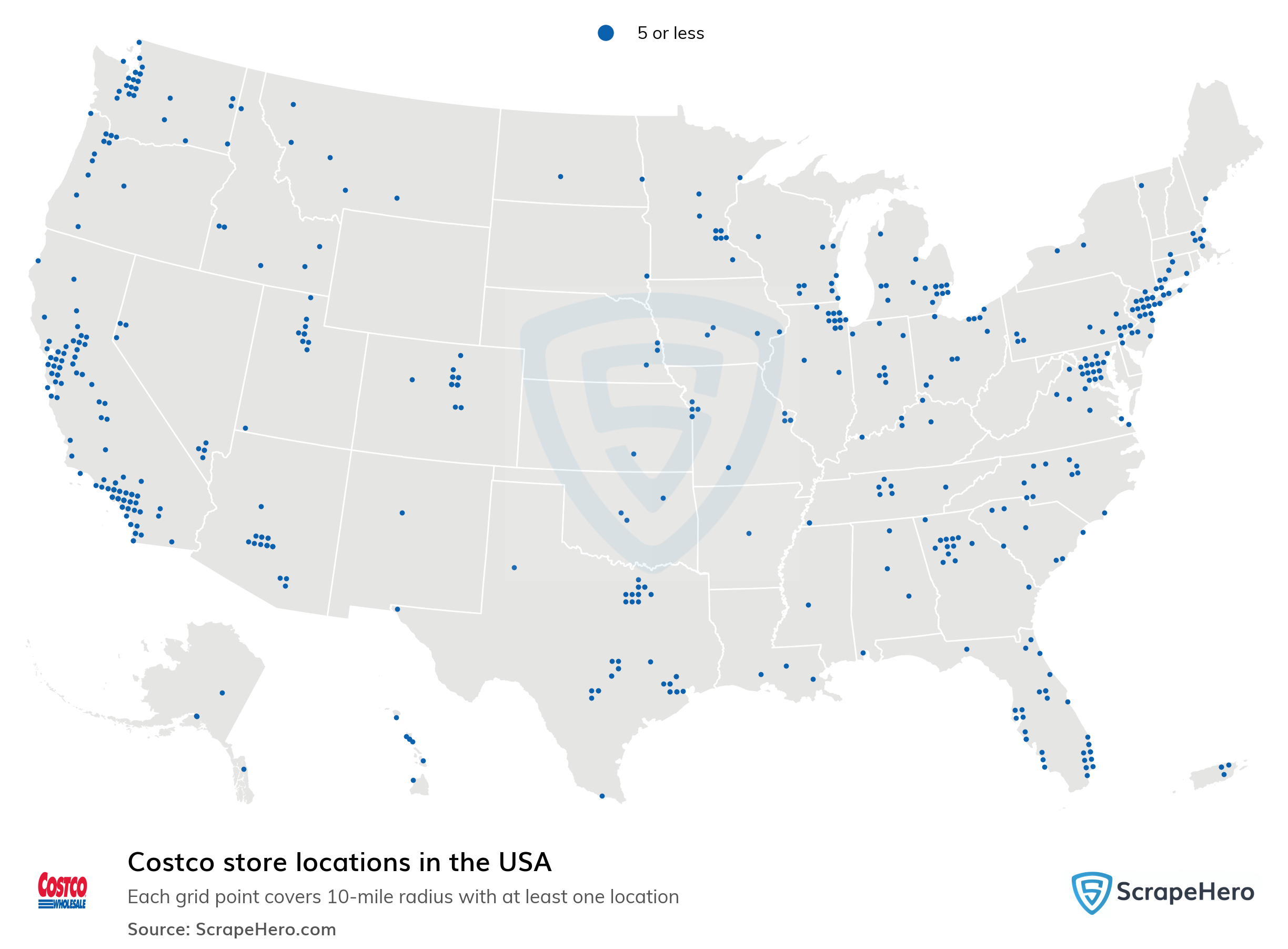 Map Showing All 612 Costco Store Locations In The Us - Brilliant Maps inside Map of Costco Locations in Florida