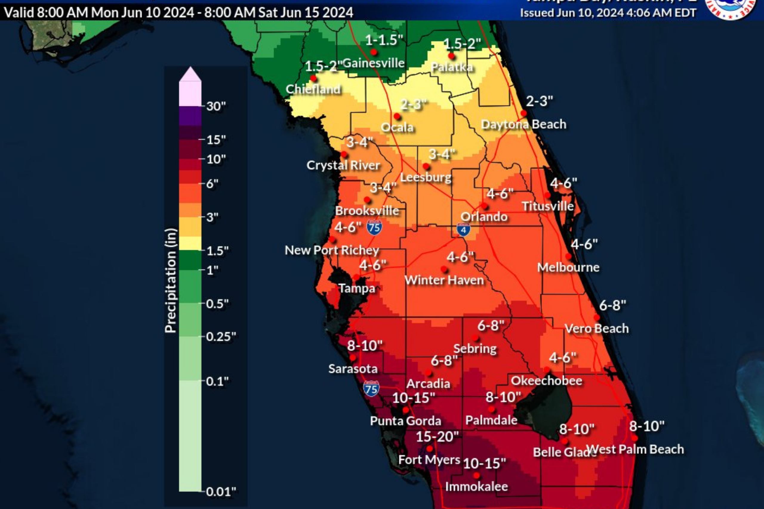map shows florida cities getting monthly rainfall in days newsweek intended for map of flooding in florida today scaled Map Shows Florida Cities Getting Monthly Rainfall In Days - Newsweek intended for Map of Flooding in Florida Today