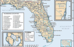 Maps Of Florida - Historical, Statewide, Regional, Interactive within State of Florida Map with Counties and Cities