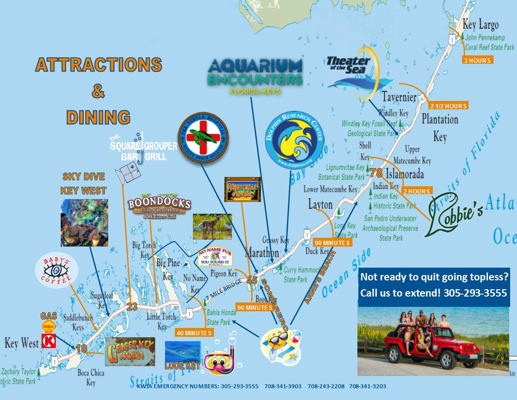 Maps Of Key West Adventures - Key West Adventures inside Tourist Map Of Florida Keys
