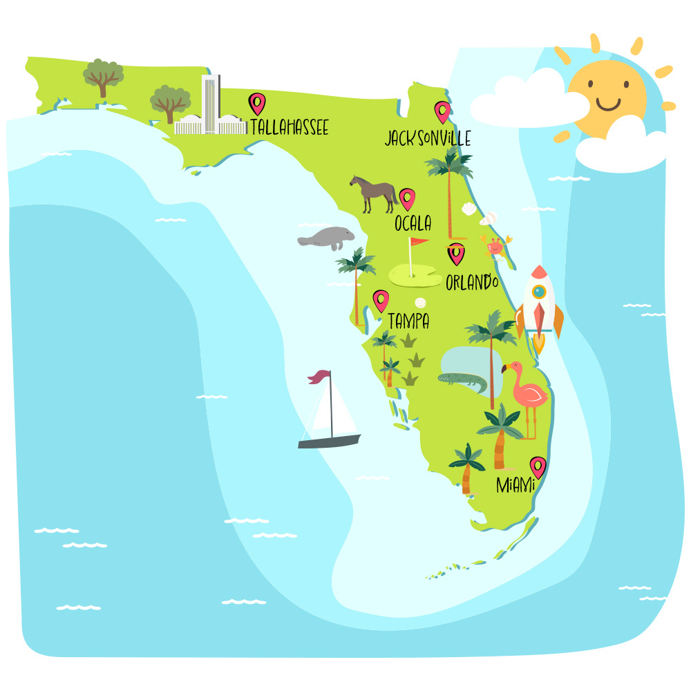 Maps Of Ocala, Fl: Exploring From Marion Oaks &amp;amp; Glen Aire inside Map Of Florida Showing Ocala