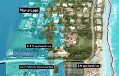 Mar-A-Lago Could Be Underwater2100, Thanks To Trump Pulling with Map Of Mar A Lago Florida