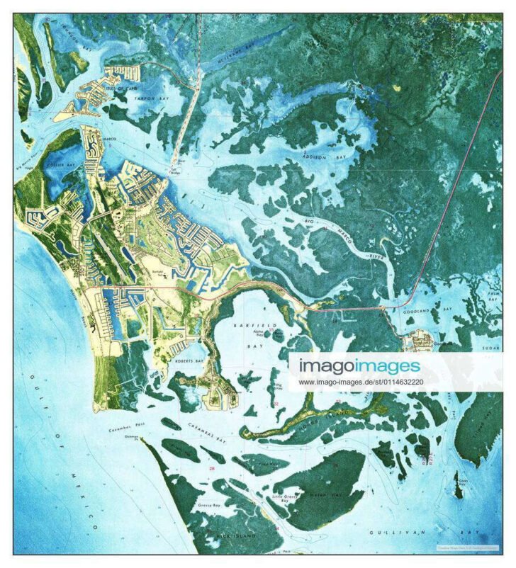 Marco Island Map of Florida