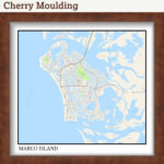 Marco Island, Florida   Map Poster Inside Map Of Marco Island In Florida