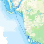 Marco Island To Fort Myersboat   Savvy Navvy Smart Routing With Regard To Map Of Florida With Marco Island