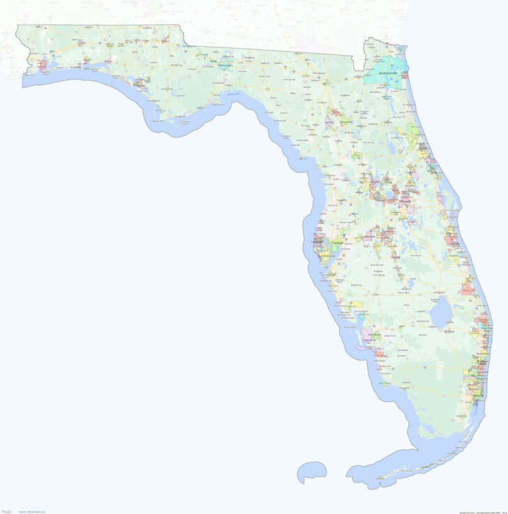 Map of Ocala Florida City Limits