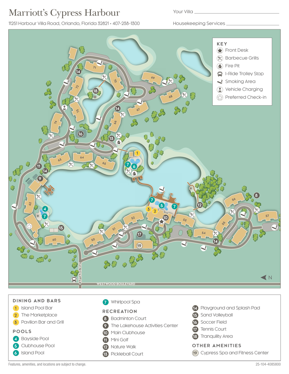Marriott&amp;#039;S Cypress Harbour throughout Map Of Marriott Hotels In Florida