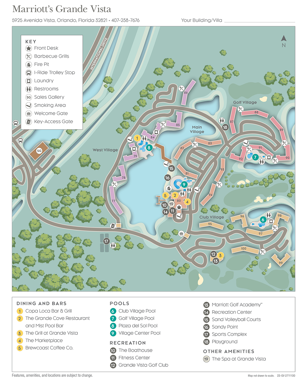 Marriott&amp;#039;S Grande Vista with Map Of Marriott Hotels In Florida