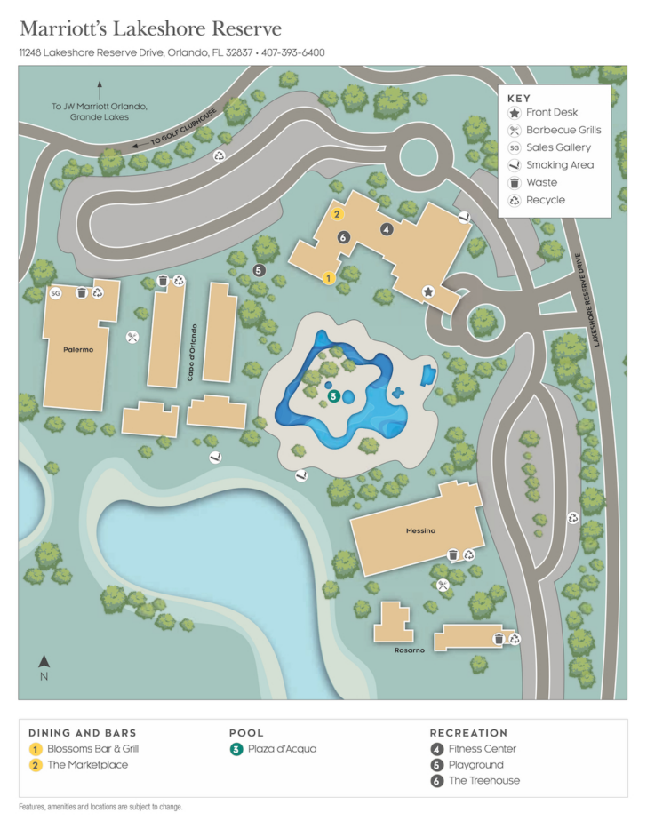 Map of Marriott Hotels in Florida