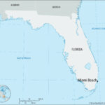 Miami Beach | Florida, Map, & History | Britannica For Miami Beach Map Of Florida