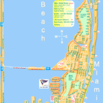 Miami Beach Street Map  North And South Miami Beach Pertaining To Map Of Hotels In South Beach Florida