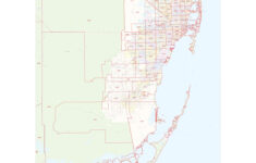 Miami-Dade County, Florida – Zip Codesmap Sherpa – The Map Shop with regard to Zip Code Map Of Miami Dade County Florida