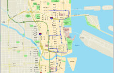 Miami Downtown Map – Ontheworldmap regarding Map Of Downtown Miami Florida