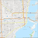 Miami Florida Map   Gis Geography For Tourist Map Of Miami Florida