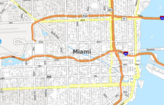Miami Florida Map - Gis Geography intended for Map of Downtown Miami Florida