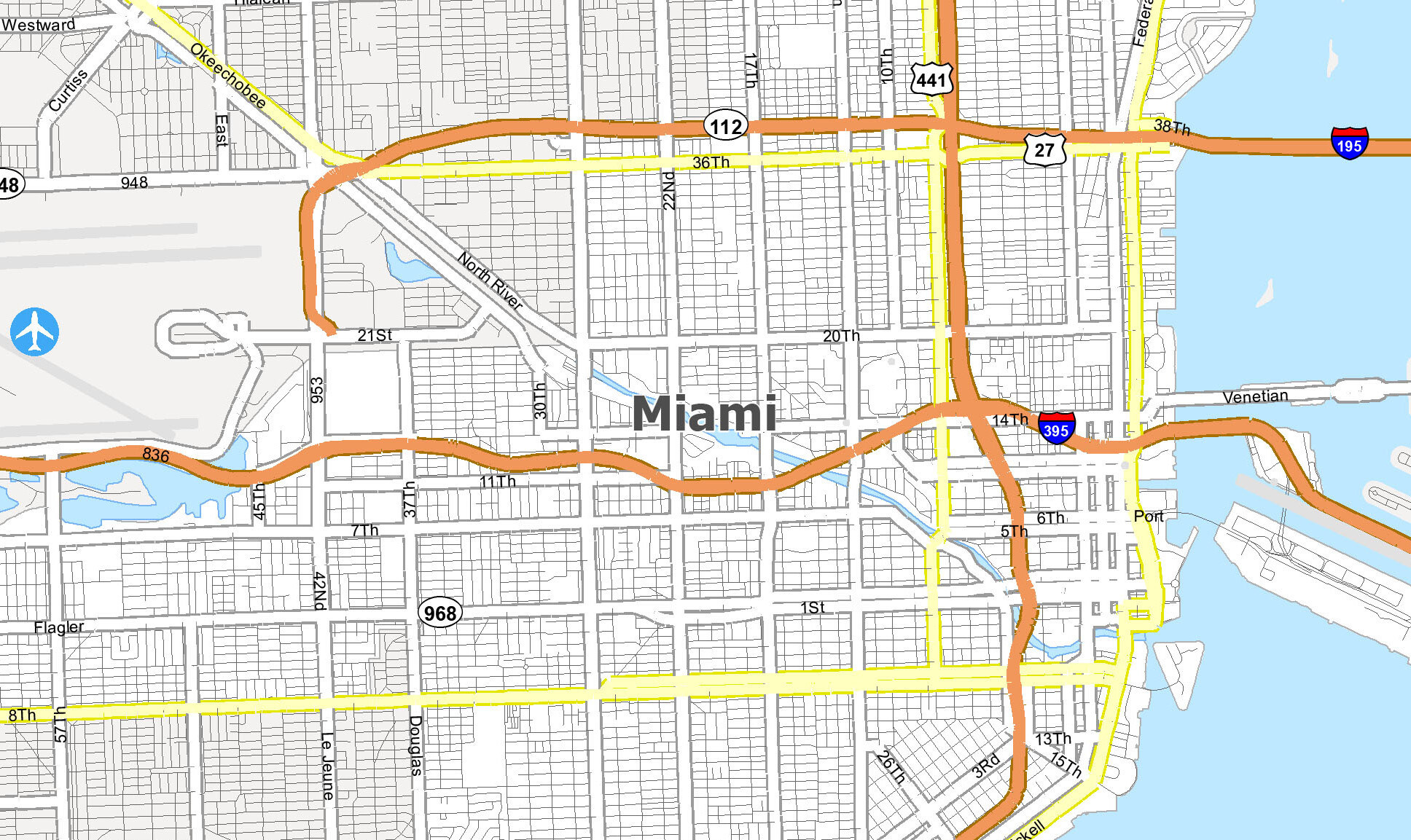 Miami Florida Map - Gis Geography with regard to Map of Miami Area Florida